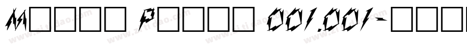 Megen Plain 001.001字体转换